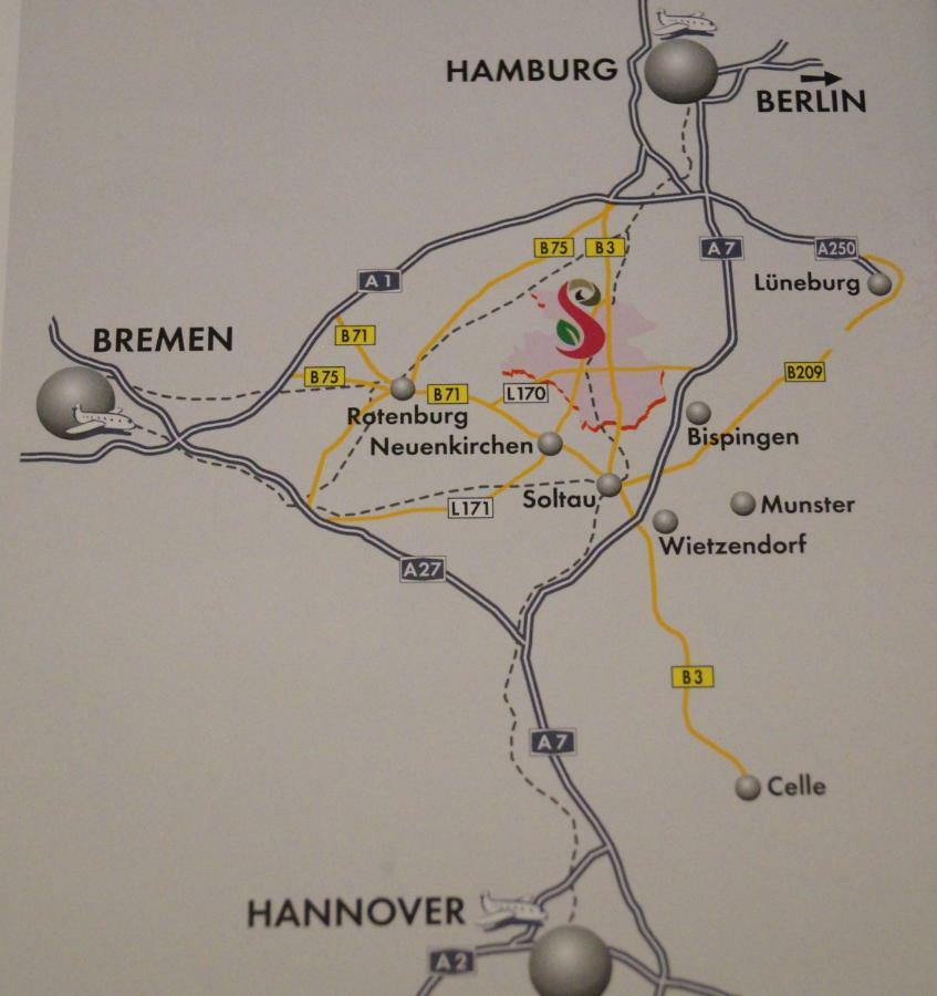 Gemuetliches Zimmer Zentral In Der Lueneburger Heide 施内沃丁根 外观 照片